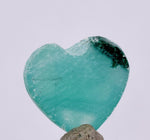 1.5carats BLUE OPAL CABOCHON Pendant Wire Wrap Caribean Turquoise Color Peru B83