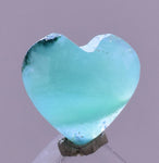 1.5carats BLUE OPAL CABOCHON Pendant Wire Wrap Caribean Turquoise Color Peru B83
