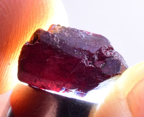 6.5cts PROUSTITE RUBY SILVER Crystals Uchucchacua Mine Peru Mineral Specimen H327