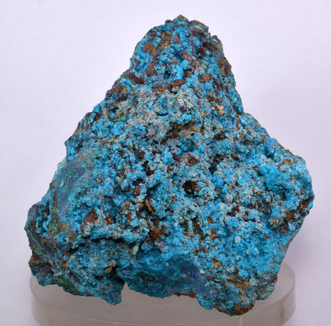 10.7cms  QUARTZ CHRYSOCOLLA TENTADORA Mine Peru Grape Botryoidal Stalactite Crystals Rare Ajoite (?)Mineral Specimen Collectors C06