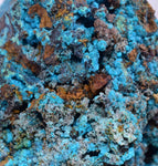 10.7cms  QUARTZ CHRYSOCOLLA TENTADORA Mine Peru Grape Botryoidal Stalactite Crystals Rare Ajoite (?)Mineral Specimen Collectors C06