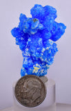 4.6cms ALUNOGEN CHALCANTHITE  ROMERITE Peru Natural Botryoidal Crystals Translucent F421