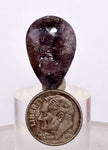 18.5cts GEM AXINITE PURPLE Cabochon Peru Super Shiny Rare Mineral Specimen B89