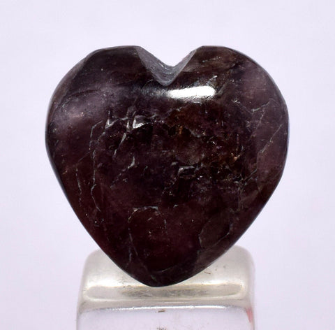15cts GEM AXINITE PURPLE Cabochon Peru Super Shiny Rare Mineral Specimen B90