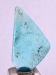 7carats BLUE OPAL CABOCHON Pendant Wire Wrap Caribean Turquoise Color Peru B79