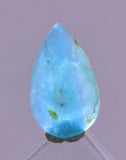 0.5carats BLUE OPAL CABOCHON Pendant Wire Wrap Caribean Turquoise Color Peru B81