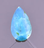 0.5carats BLUE OPAL CABOCHON Pendant Wire Wrap Caribean Turquoise Color Peru B81