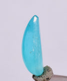 0.5carats BLUE OPAL CABOCHON Pendant Wire Wrap Caribean Turquoise Color Peru B82