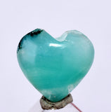 1.5carats BLUE OPAL CABOCHON Pendant Wire Wrap Caribean Turquoise Color Peru B83