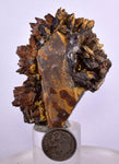 6.4cms RED LIMONITE MARCASITE Quartz Goethite Crystals Peru Mineral Specimen Q371