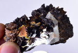 6.8cms RED LIMONITE MARCASITE Quartz Goethite Crystals Peru Mineral Specimen Q372