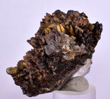 6.1cms RED LIMONITE MARCASITE Quartz Goethite Crystals Peru Mineral Specimen Q373