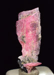 1.5cms PINK RHODONITE CRYSTALS Quartz Pyrite Miniature Peru Bright Chiurucu Mine Mineral Specimen R636