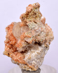 3.6cm RED ORANGE STILBITE Laumontite Calcite Crystals Peru Mineral Specimen F427