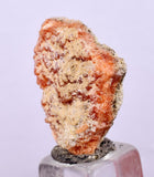 2.2cm RED ORANGE STILBITE Laumontite Crystals Peru Mineral Specimen F428