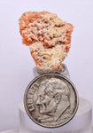 2.2cm RED ORANGE STILBITE Laumontite Crystals Peru Mineral Specimen F428
