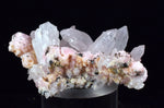 4.8cms RHODOCHROSITE ROSETTE QUARTZ Peru Crystals Needles Mineral Specimen R655