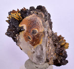 6.1cms RED LIMONITE MARCASITE Quartz Goethite Crystals Peru Mineral Specimen Q373