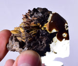 6.1cms RED LIMONITE MARCASITE Quartz Goethite Crystals Peru Mineral Specimen Q373