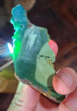 49Grams GEM SILICA CHRYSOCOLLA Slab Emeraldine Lily Mine Peru Quartz Malachite Chalcedony Emerald Jade Color S110