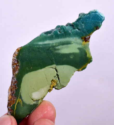 49Grams GEM SILICA CHRYSOCOLLA Slab Emeraldine Lily Mine Peru Quartz Malachite Chalcedony Emerald Jade Color S110