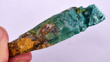 49Grams GEM SILICA CHRYSOCOLLA Slab Emeraldine Lily Mine Peru Quartz Malachite Chalcedony Emerald Jade Color S110