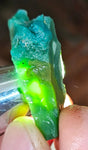 9Grams GEM SILICA CHRYSOCOLLA Slab Emeraldine Lily Mine Peru Quartz Malachite Chalcedony Emerald Jade Color S111