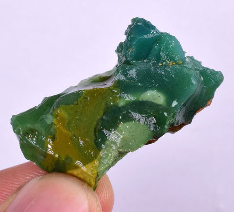 9Grams GEM SILICA CHRYSOCOLLA Slab Emeraldine Lily Mine Peru Quartz Malachite Chalcedony Emerald Jade Color S111