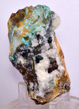 7.7cms GEM SILICA CHRYSOCOLLA Atacamite Malachite Druzy Quartz Stalactites Lily Mine Peru Mineral Specimen D268