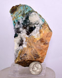 7.7cms GEM SILICA CHRYSOCOLLA Atacamite Malachite Druzy Quartz Stalactites Lily Mine Peru Mineral Specimen D268