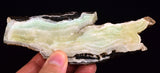 160grams PERUMAR STRONTIANITE ARAGONITE  Slab Scenic Quality Light Blue White Strontianite It Looks Like Larimar C11
