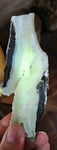 160grams PERUMAR STRONTIANITE ARAGONITE  Slab Scenic Quality Light Blue White Strontianite It Looks Like Larimar C11