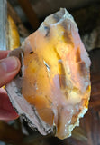 250Grams PINK OPAL HONEY Opa Slab Rough Jewelry Pendant Peru P268