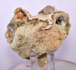 6.1cm RED ORANGE STILBITE Laumontite Calcite Crystals Peru Mineral Specimen F426