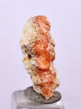 2.2cm RED ORANGE STILBITE Laumontite Crystals Peru Mineral Specimen F428