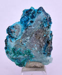 3.1cms  QUARTZ CHRYSOCOLLA TENTADORA Mine Peru Grape Botryoidal Stalactite Crystals Rare Ajoite (?)Mineral Specimen Collectors C12