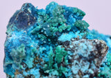 3.1cms  QUARTZ CHRYSOCOLLA TENTADORA Mine Peru Grape Botryoidal Stalactite Crystals Rare Ajoite (?)Mineral Specimen Collectors C12