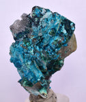 5.2cms  QUARTZ CHRYSOCOLLA TENTADORA Mine Peru Grape Botryoidal Stalactite Crystals Rare Ajoite (?)Mineral Specimen Collectors C13