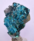 5.2cms  QUARTZ CHRYSOCOLLA TENTADORA Mine Peru Grape Botryoidal Stalactite Crystals Rare Ajoite (?)Mineral Specimen Collectors C13