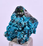 2.2cms  QUARTZ CHRYSOCOLLA TENTADORA Mine Peru Grape Botryoidal Stalactite Crystals Rare Ajoite (?)Mineral Specimen Collectors C14
