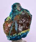 3.5cms  QUARTZ CHRYSOCOLLA TENTADORA Mine Peru Grape Botryoidal Stalactite Crystals Rare Ajoite (?)Mineral Specimen Collectors C15