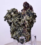 5.3cms AXINITE EPIDOTE QUARTZ Crystals Cluster Prehnite Peru Mineral Specimen Collectors AZ580