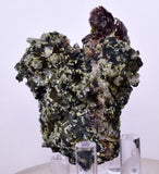 5.3cms AXINITE EPIDOTE QUARTZ Crystals Cluster Prehnite Peru Mineral Specimen Collectors AZ580