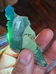 49Grams GEM SILICA CHRYSOCOLLA Slab Emeraldine Lily Mine Peru Quartz Malachite Chalcedony Emerald Jade Color S110