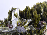 7.9cms AXINITE QUARTZ CRYSTALS Epidote Cluster Prehnite Peru Mineral Specimen Collectors AZ585