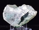6.6cms ATACAMITE INSIDE SELENITE Crystals  Peru Chrysocolla Calcite Gypsum Premium Mineral Specimen T428
