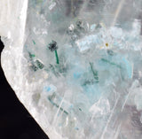 6.6cms ATACAMITE INSIDE SELENITE Crystals  Peru Chrysocolla Calcite Gypsum Premium Mineral Specimen T428