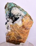 7.7cms GEM SILICA CHRYSOCOLLA Atacamite Malachite Druzy Quartz Stalactites Lily Mine Peru Mineral Specimen D268