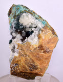 7.7cms GEM SILICA CHRYSOCOLLA Atacamite Malachite Druzy Quartz Stalactites Lily Mine Peru Mineral Specimen D268