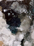 7.7cms GEM SILICA CHRYSOCOLLA Atacamite Malachite Druzy Quartz Stalactites Lily Mine Peru Mineral Specimen D268